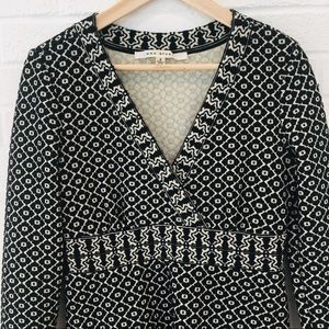 Max Studio Knit V-Neck Sweater Dress S